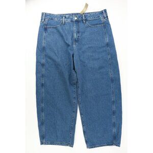 J.Crew size  Barrel-leg jean in Elaine Wash 38 x 26.5 WIDE LEG NWT retail $158